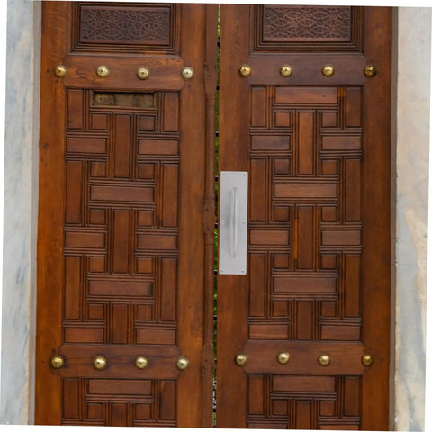 Shop Grade Stainless Steel Door Pull Handle And Push Plate Built Like A Tank For Commercial Interiors With Anti Corrosion Finish And Effortless Everyday Operation