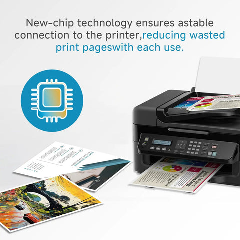 62XL Ink Cartridge Replacement For HP Envy Series Printers Black And Color Combo Pack High Yield Ink for printing brochures