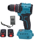 Badass Cordless Drill with Brushless Motor 55Nm Torque 25 Plus 1 Settings Dual Speed 0 to 1500RPM Metal Chuck Heavy Duty Electric Driver, batteries included.