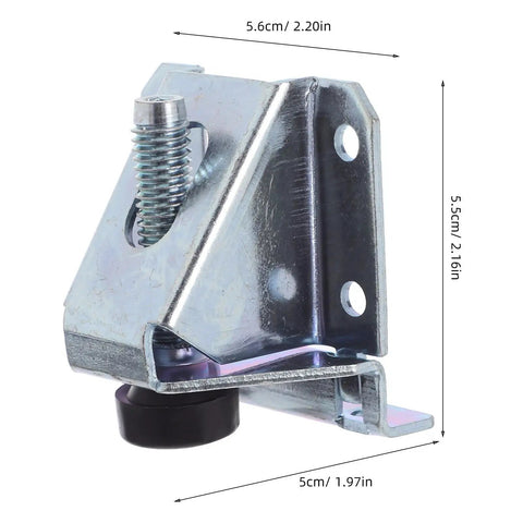 Adjustable Heavy Duty Furniture Leveling Feet With PVC Pads And Cold Rolled Steel Non Slip Floor Protectors For Chairs And Tables And Cabinets Sidemount Installation For Stable Even Surfaces On Uneven Floors, 5.6cm bracket