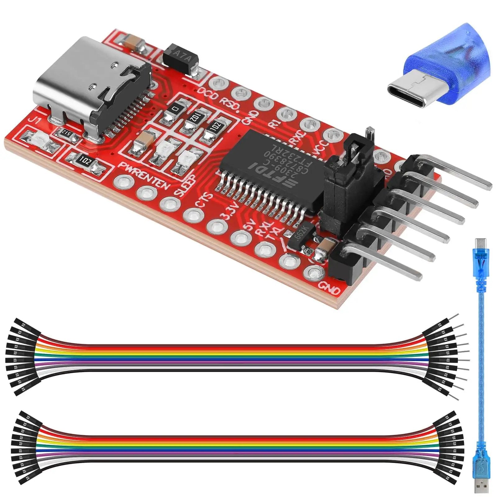USB To TTL Serial Converter Adapter For DIY Projects