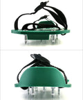 Lawn Aerator Shoes With Spikes For Soil Aeration Adjustable Straps And Heavy Duty Buckles One Size Fits All 13 Metal Spikes Per Shoe