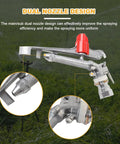 1.5 Inch Agriculture Irrigation Sprinkler With 360 Degree Rotary Action Heavy Duty Zinc Alloy Farm Water Distributor Roll Out Broad Coverage nozzle design close-up