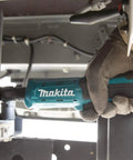 Using 18V Cordless Ratchet With 3/8 In And 1/4 In Square Drives, 35 Ft-Lbs Max Torque, Variable Speed 0-800 RPM on machinery