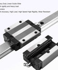 Top Tier Hgw20CC Linear Guide Rail Kit With Dual Blocks And 300Mm Bearing Steel Sliding Guideway Perfect For CNC Router Automation Machinery And DIY Projects Where Smooth Low Friction Motion Matters Most. 300mm steel rail with dual blocks
