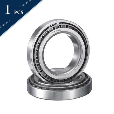Heavy Duty Tapered Roller Bearing Cone and Cup Set, 2 In Bore, 3.3465 In Outer Diameter, chrome steel, close-up view