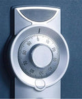 Close-up of mechanical code lock on Epic Waterproof and Fireproof In-Wall Safe with Killer Mechanical Code Lock for Rock-Solid Home and Office Protection