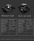 Compact Electric Mini Table Saw Hella Tough Woodworking Bench Solid Desktop Powerhouse With Adjustable Speed specifications.