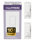 Motion Sensor Light Switch Indoor For Bathroom, Garage, Laundry Room And Closet, Occupancy Sensor, Single Pole, No Neutral, Model MS OPS5MH WH 2 Pack with packaging and warranty label