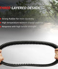 Person holding Heavy Duty Drive Belt For Kawasaki Mule 3000 3010 3020 4000 4010 4x4 Models 2001 to 2024 Replacement KAF620