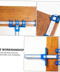 Adjustable Punching Tool For Woodworking Jig For Cabinet Handles Easy Assembly DIY Friendly Hole Locator And Punching Hole Tool