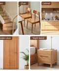 Stairs, chairs, cabinet, wooden door, and nightstand showcasing surfaces for 12 Colors Wood Filler Sticks Wax Crayons For Quick Fixes