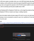Radioberry HF SDR Transceiver Hat homepage with setup instructions on screen for Raspberry Pi 4 AD9866 broadband modem.