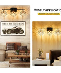 Rotatable 3 Cube Shade Vanity Light For Bathroom Over Mirror Mount Dope Matte Black Wall Fixture Industrial Style Bath Vanity Sconce For Hallway Or Living Room in living space