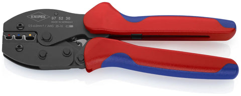 Pro-Grade Three-Position Contact Crimping Pliers With Self-Releasing Mechanism, Precision Dies, Factory Calibrated