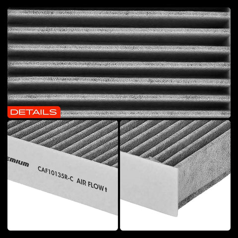 Detailed view of Two Pack Cabin Air Filter With Activated Carbon For Honda Civic 2001 To 2005, CRV 2002 To 2006, Element 2003 To 2011
