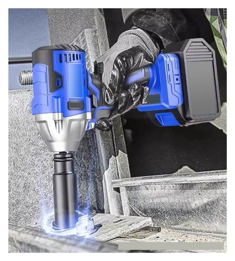 High Torque Brushless Electric Impact Wrench, Rechargeable Cordless Power Tool For Car Repair And Auto Use, Lightweight Battery Operated Design For Home And Garage Work, Efficient Delivery Effortlessly