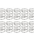 10 Pack 0.6mm Wire Diameter 8mm OD 10mm Length Stainless Steel Compression Springs for Ballpoint Pens and Small Repairs, Rust-Resistant 304