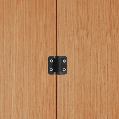 Torque Hinge For Cabinet Doors Abaodam Black Zinc Alloy 1.8 Nm Adjustable Stop Angle Heavy Duty hinge on wooden door