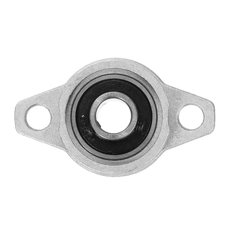 Four Pack Pillow Block Bearings 10mm Bore Zinc Alloy Flange Mounted Housing KFL000 Ball Bearing Units With P6 ABEC-3 Precision, rustproof mounted bearing