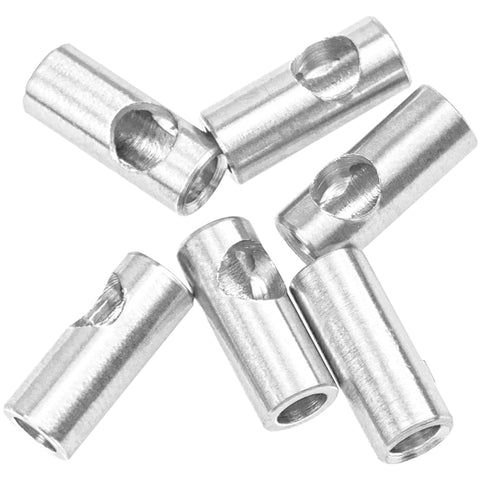 3.175mm To 5mm Shaft Adapter Pinion Reducer Sleeve For RC Cars And Boats, Aluminum Alloy, 12mm Length, Converts 3.175mm Shafts To 5mm For 3650 540 550 Pinion Gears