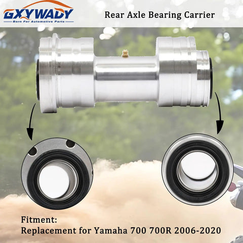 Rear Axle Bearing Carrier Replacement For Yamaha 700 And 700R ATV 2006 2020 Fits 1S3 25311 00 00 01 00 And 1PE 25311 00 00 silver aluminum carrier