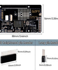 P33 M.2 NVMe M Key PoE Plus Hat With Official Pi 5 Active Cooler And Aluminum Case For Raspberry Pi 5 board, 88x56mm