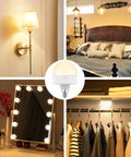 Rechargeable Light Bulb With Remote Timer And 15 Color Options Battery Operated Magnetic Puck LED Bulb used in various home settings