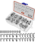Top Tier Metric Grease Fitting Kit With 180 Pc Galvanized Zerk Nozzles For Vehicle And Engine Maintenance Featuring Anti-Leak Spring Check Valves To Keep Your Machine Running Smooth And Leak Free Like A Boss. 60-piece M6-M10 assortment in organizer case