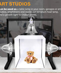 Clamp Lamp With 150W Max, 8.5 Inch Aluminum Reflector, 6 Foot Cord, Black, Bulb Not Included in studio light setup