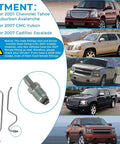 Rack Pinion Transfer Lines For 2007 Chevrolet Tahoe Suburban Avalanche And 2007 GMC Yukon And 2007 Cadillac Escalade With Male Fittings Hard Lines On Rack Replacement For Precise Steering