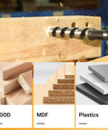 Half Inch By Twelve Inch Auger Drill Bit With Three Eighths Inch Hex Shank For Wood And Drywall drilling into wood, diagram of materials