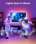 Smart LED Strip Lights 16.4 Foot RGB With WiFi Works With Alexa And Google Home App Control Music Sync Dimmable Color Changing Ambience