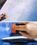 Using Three Pack Double Edge Razor Scraper Set With Twenty Replacement Blades Heavy Duty Grippy Non Slip Ergonomic Handle