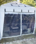 8x10 Clear Vinyl Tarp 24 Mil Thick Tough As Nails Weatherproof Tarpaulin With Grommets Every 2 Feet UV And Fire Retardant