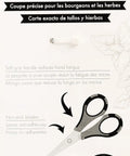 Cutter Bee Precision Craft Scissors With Micro Tip For Small Details packaging with text in multiple languages describing features.
