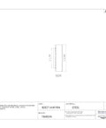 Heavy Duty Single Cone Tapered Roller Bearing In Solid Steel Featuring 1.1895 Inch Inner Diameter And 0.8125 Inch Width side view with dimensions.