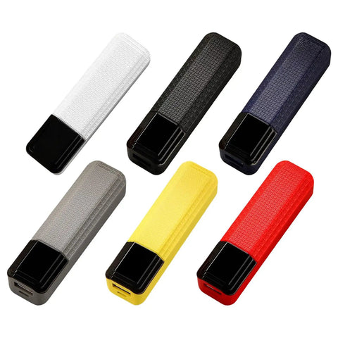 Hella Reliable Solder Free Single 18650 Battery Case Power Supply Enclosure With Portable Usb Output for smartphones in six colors.