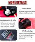 Handheld Inflatable Surfing Wing For Water Sports And Kite Surfing Portable Foldable Wind Wing For Adults And Beginners Durable TPU Build showcasing unbreakable valve, large air valve, window design for safety and performance.