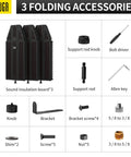 Game Changing Acoustic Recording Microphone Isolation Shield set with three folding sound insulation boards and accessories.