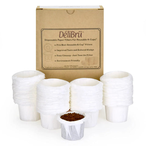 Ultra Fine K Cup Paper Filters 300 Pack For All Reusable Pods Compostable And Disposable Coffee Filters For Keurig Single Cup