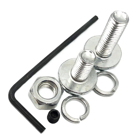XL Size Aluminum Alloy Universal Turbo Sound Exhaust Muffler Pipe Whistle Car Roar Maker 2 Pack Silver Tone mounting hardware kit
