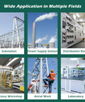 Wide application in substations, power supply stations, distribution rooms, aerial work, factory workshops, and laboratories.