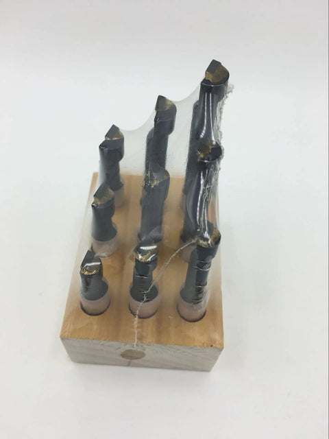 Pro Grade Quick Change Tool Post Holder Set With 9 Pcs 3/8 Boring Bar And 5 Pcs 1/4 Inch Indexable Carbide Inserts Turning Tool Bits For Mini Lathe Fits 7x10 7x12 And 7x14 Size Lathes