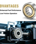 100 Pack 608 ZZ Deep Groove Ball Bearings 8mm x 22mm x 7mm Double Metal Sealed For 3D Printers, Skateboards, Motors, Inline Skates, And Home Appliances on a 3D printer
