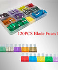 Must Have 120Pcs Fuse Assortment Kit With Standard Blade Fuses Colorful Automotive Fuses For Cars Trucks And SUVs Easy Replacement