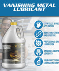 EvapLube 2200 Heavy Duty Penetrating Oil For Metal Multipurpose Lubricant 1 gallon jug with features listed.