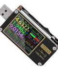 Voltmeter And Ammeter USB Tester With Color LCD Screen PD Trigger Pro Grade Multifunction Power Meter For Fast Charging
