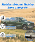 3 Inch Exhaust Tacking Band Clamp On For Welding And Fabrication Stainless Steel One Piece Universal Fit Corrosion Resistant
