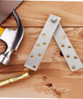 360 Degree Stainless Steel Invisible Pivot Hinges for Secret Bookcase Doors Heavy Duty Concealed Door Hardware